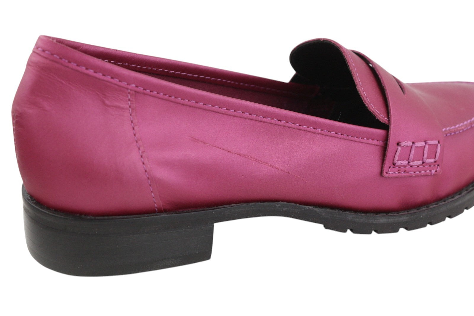 Purple Leather Shoes