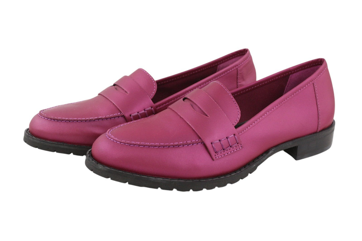 Purple Leather Shoes