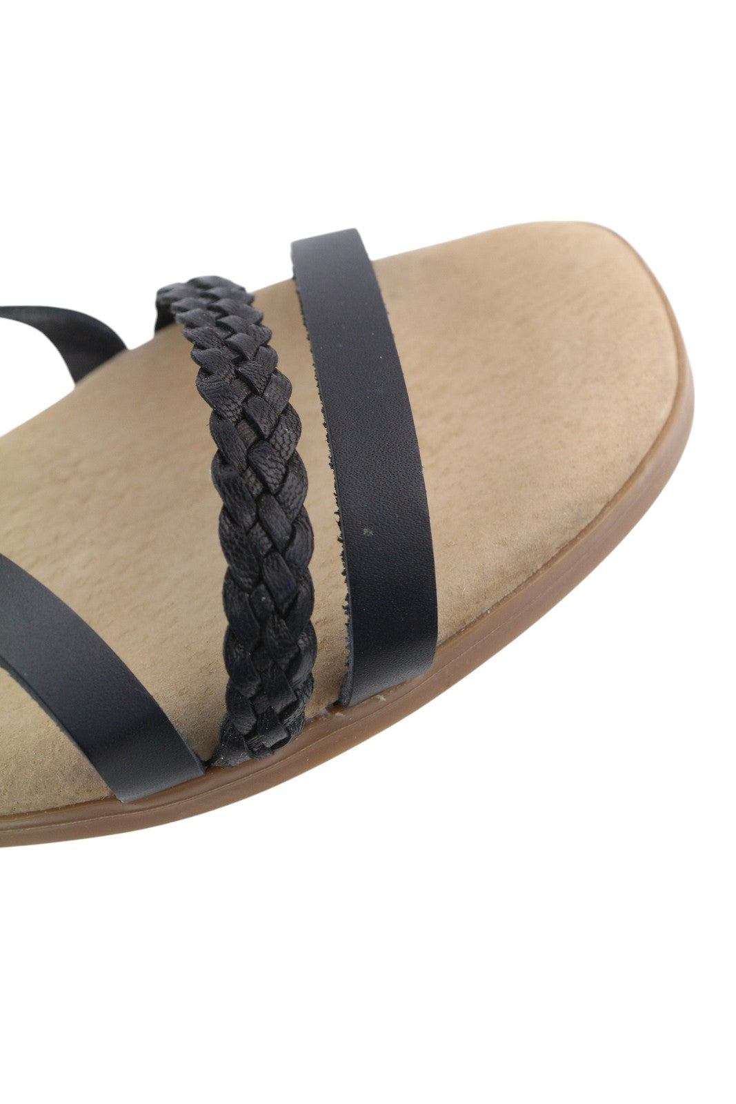 Black Leather Sandals