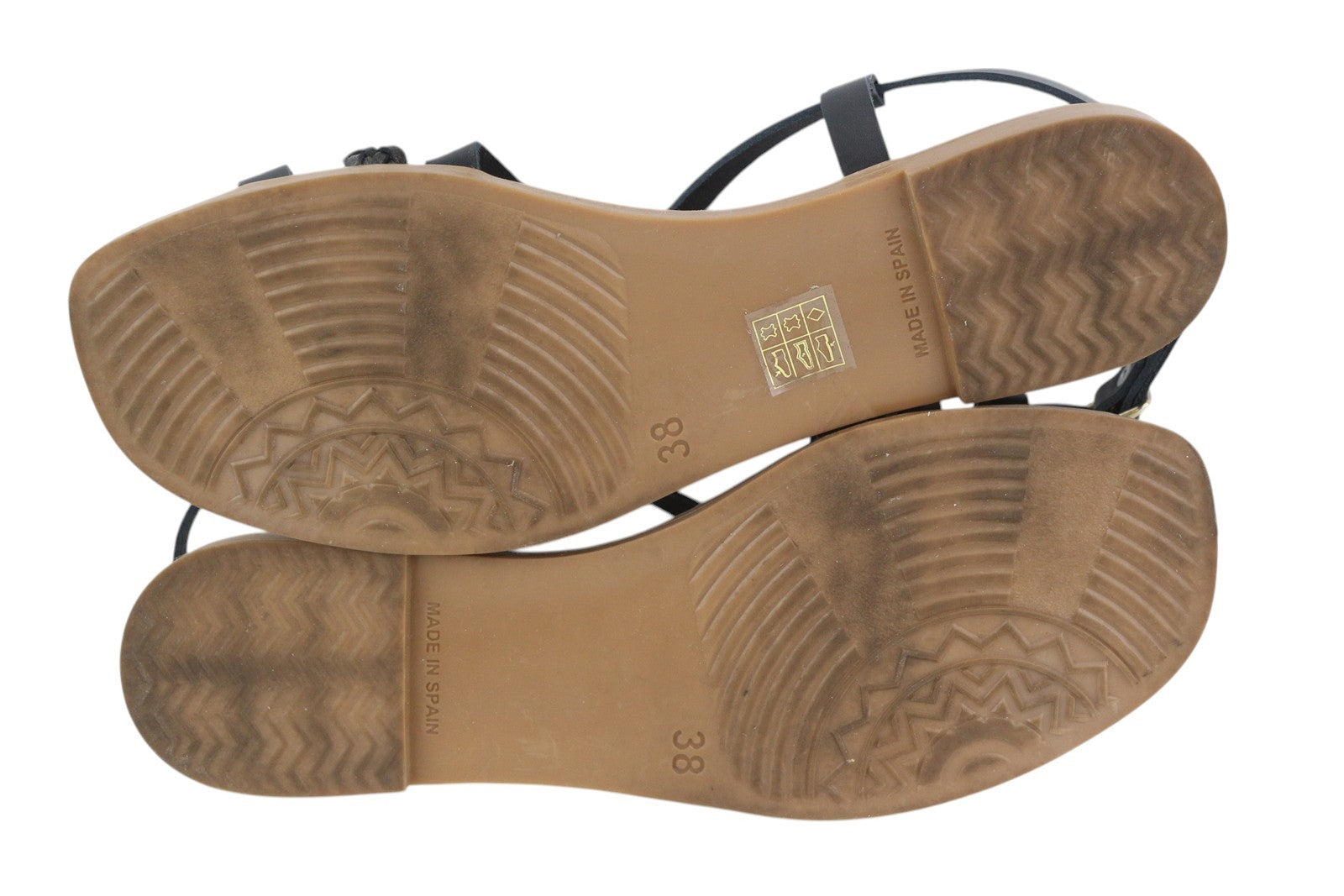 Black Leather Sandals
