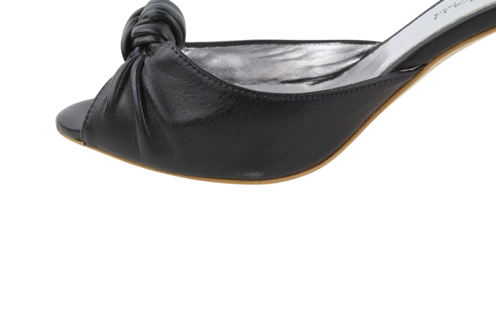 Black Leather Heels