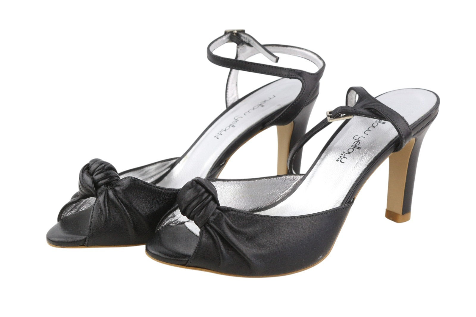 Black Leather Heels