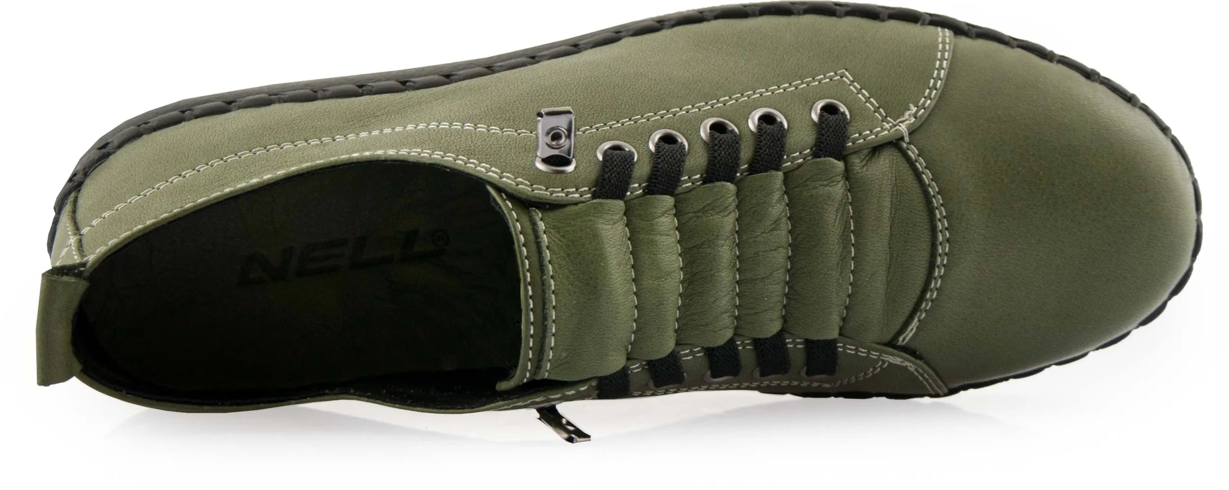 Bróga Leathar na mBan Nell M6019 Dark Olive Green