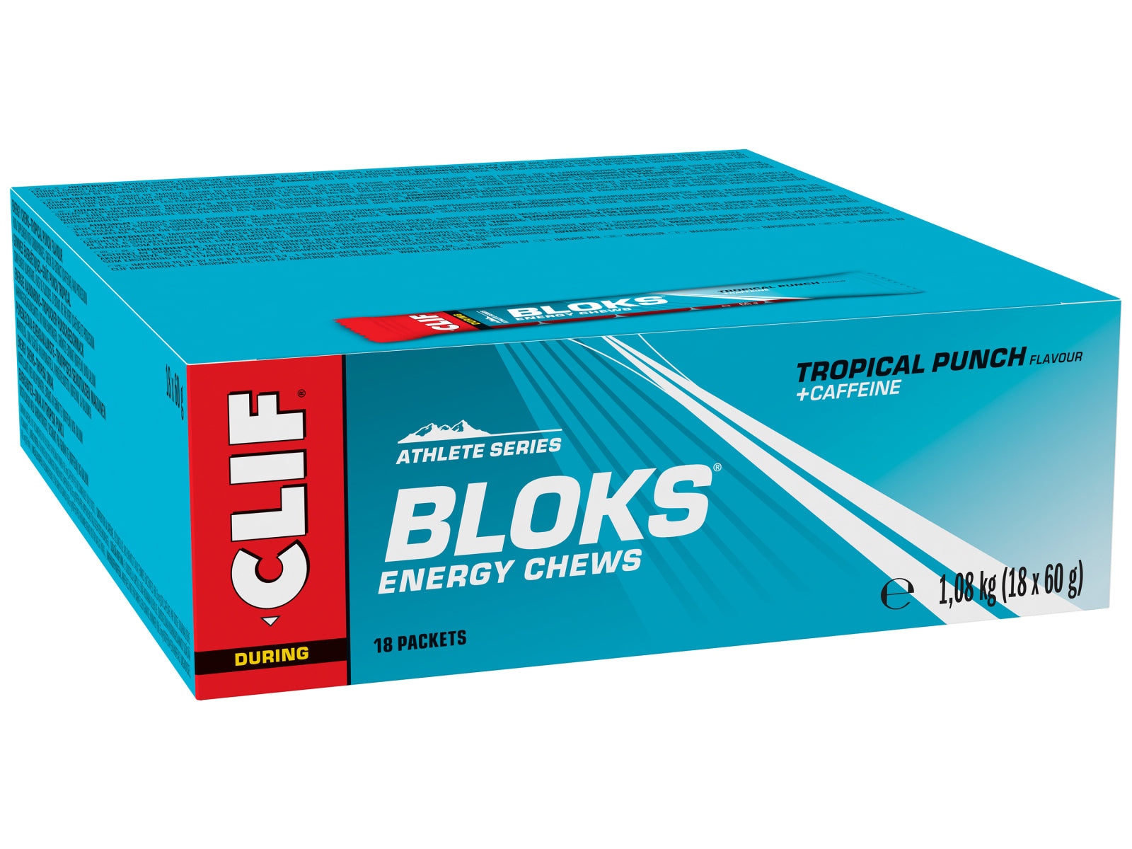 Clif Bar Bloks Energy Chews Tropical Punch Waldbeere