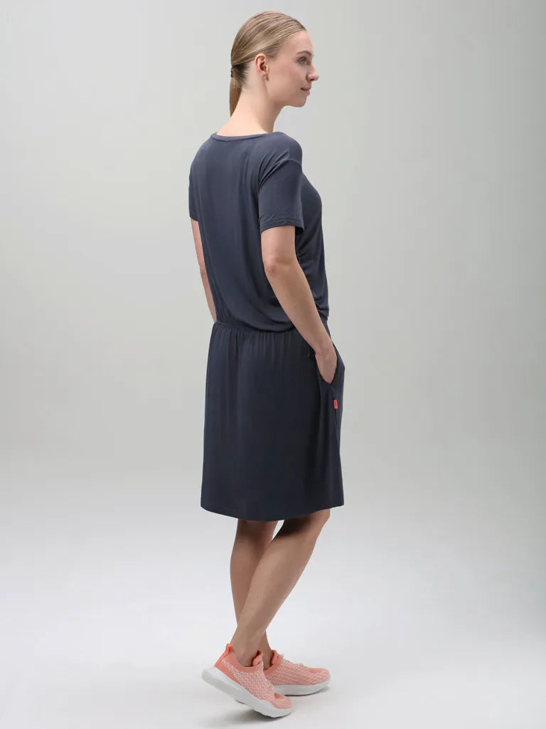Damenkleid Loap Brevora Blau