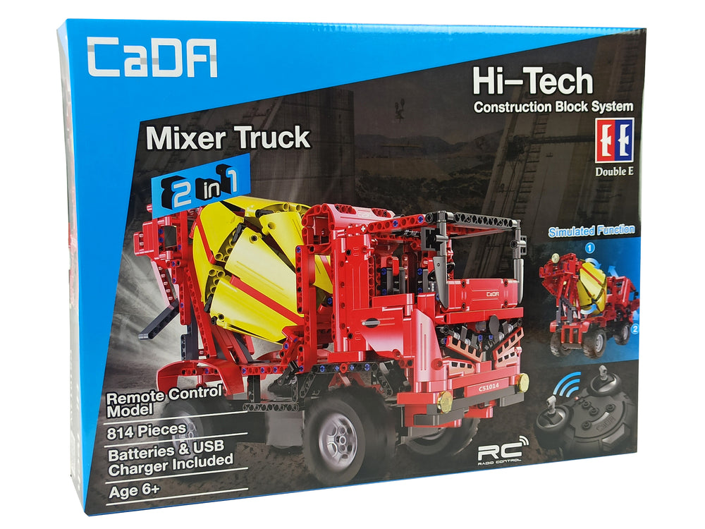 Construction Blocks Concrete Mixer Remote Controlled Cada 2.4g 815 Elements