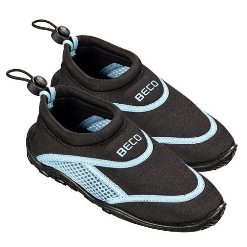 Beco Neopren-Wasserschuhe für Kinder | Schwarz/Hellblau
