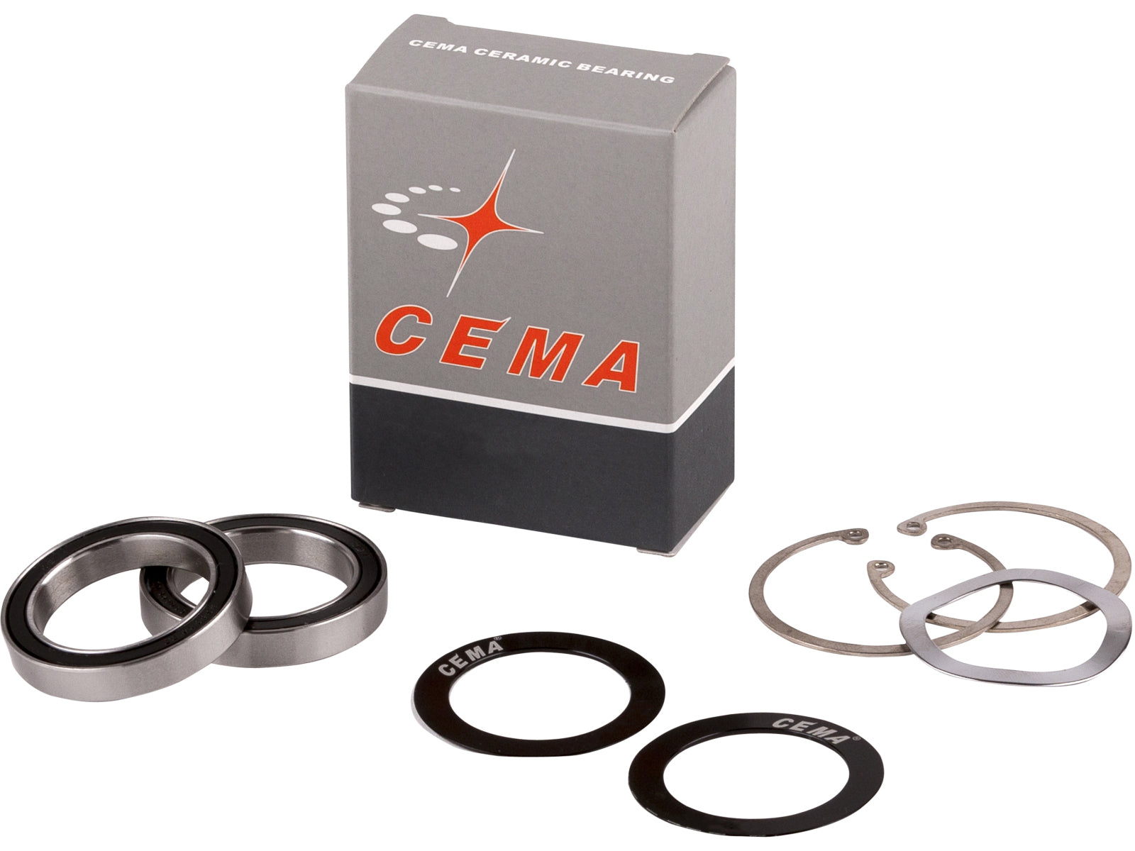 Cema Bottom Bracket Bb30 For Bb30/pf30 Cranks Silver