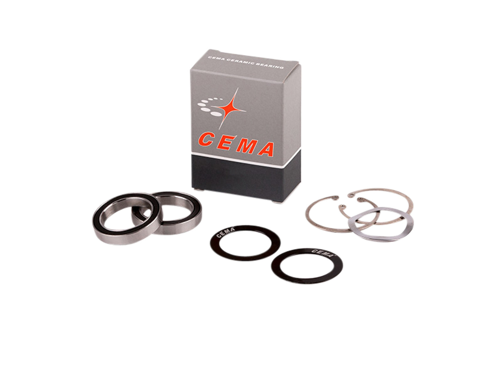 Cema Bottom Bracket Bb30 For Bb30/pf30 Cranks Silver