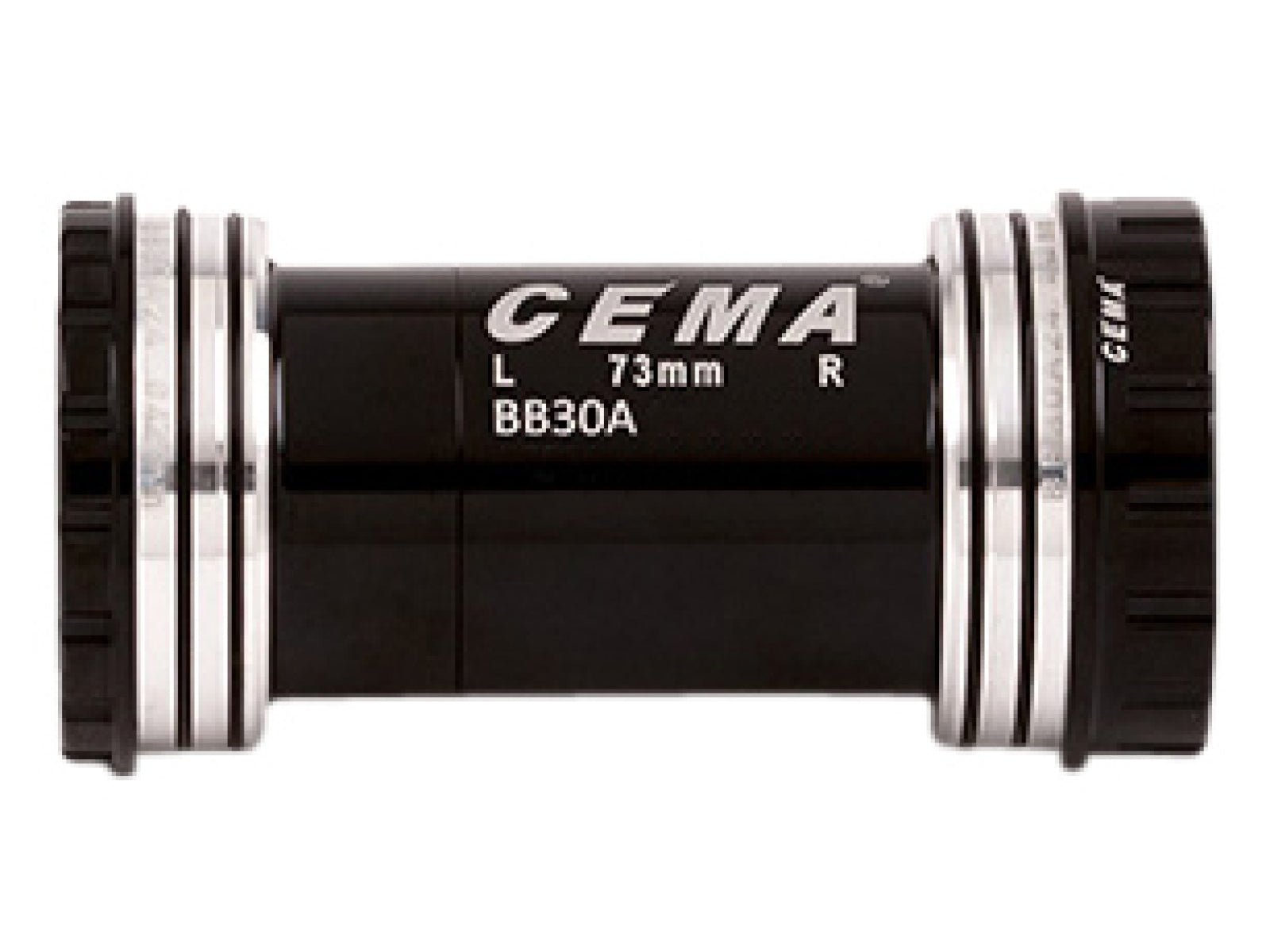 Cema Bottom Bracket Bb30a Cannondale Asymmetric Interlock Black