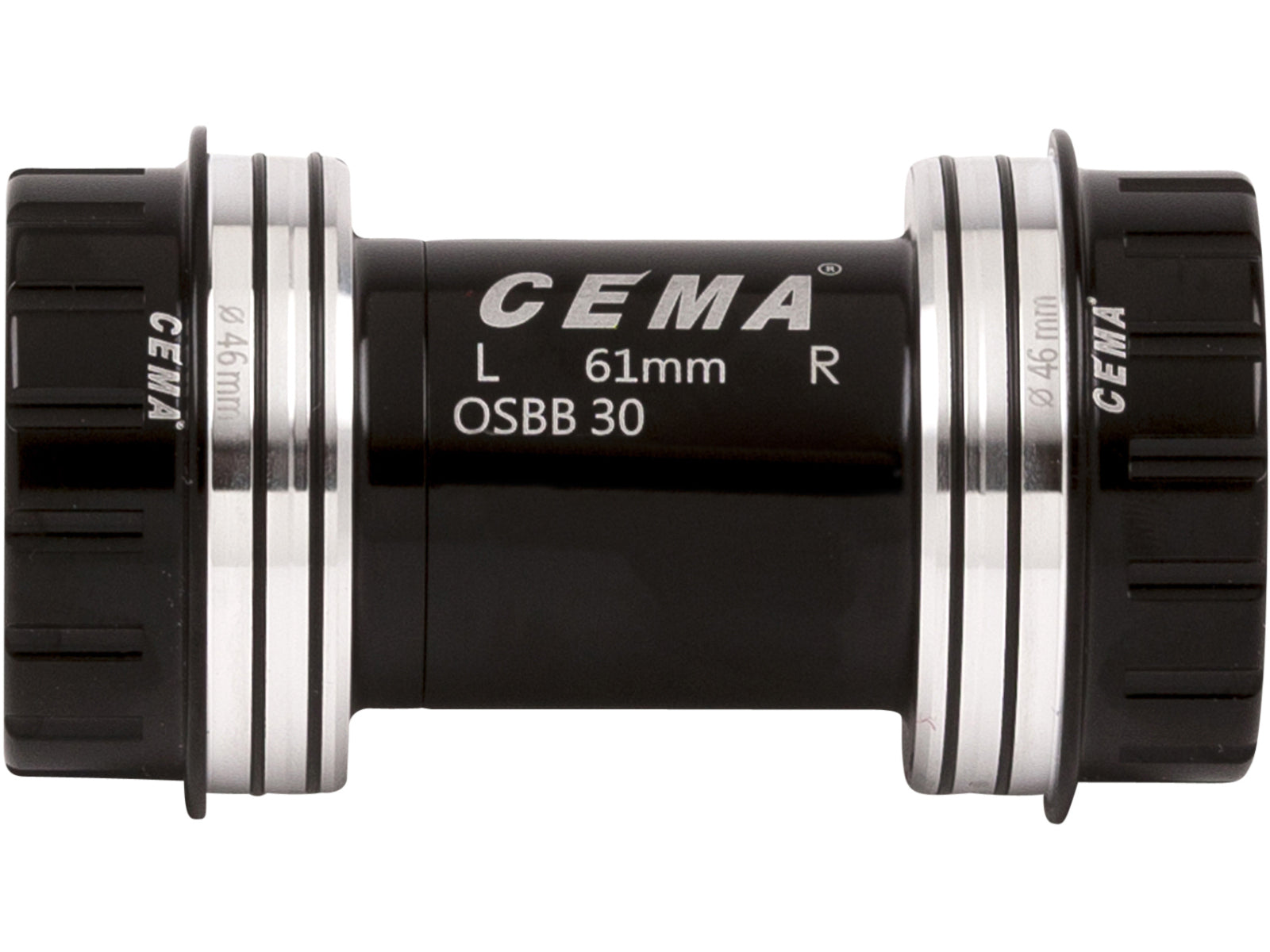 Cema Bottom Bracket Osbb Interlock Black