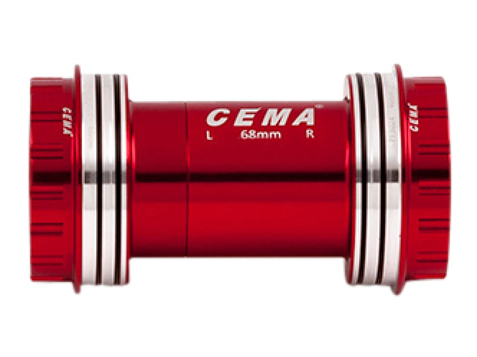 Cema Bottom Bracket Pf30 Interlock Red