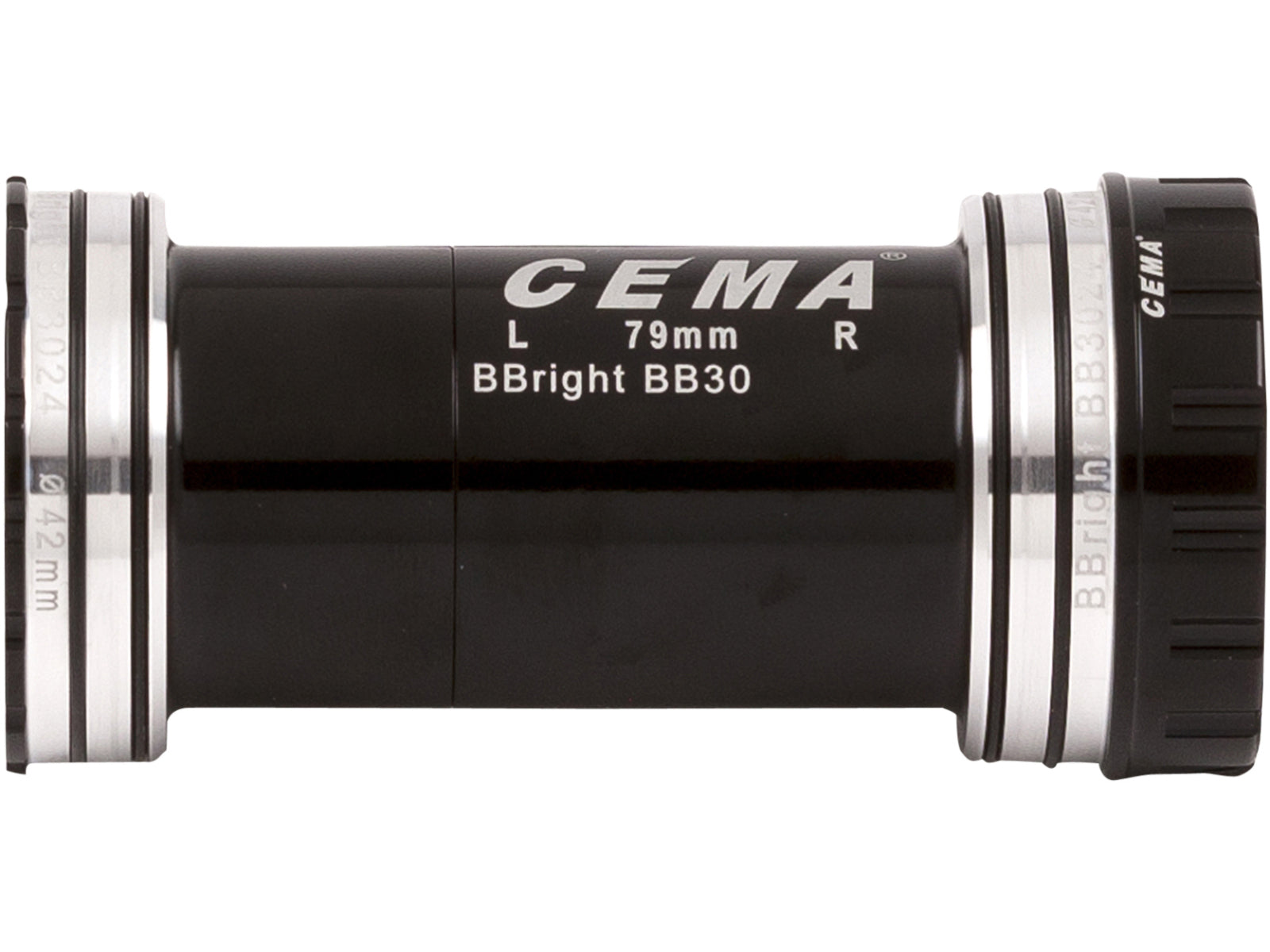 Cema Bottom Bracket Bbright42 Interlock Black