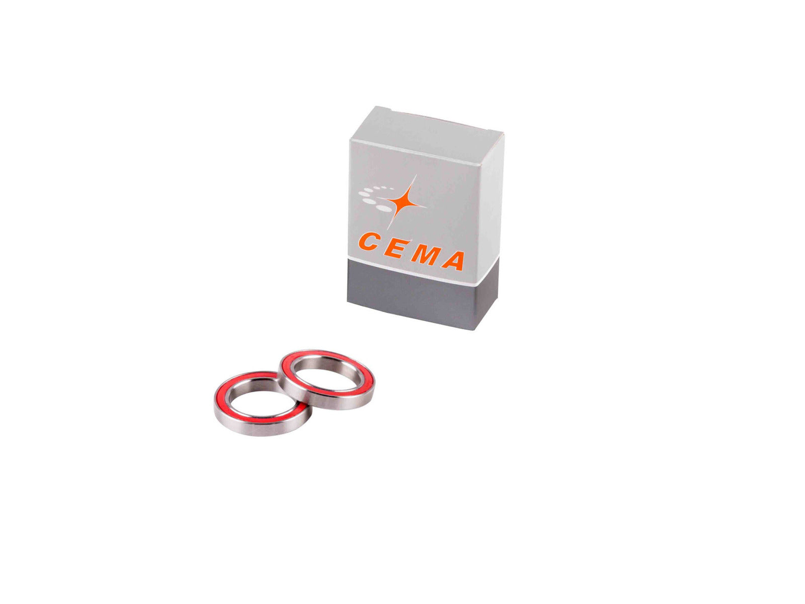 Cema Replacement Bearing Kit For Cema Bottom Brackets Silver-black
