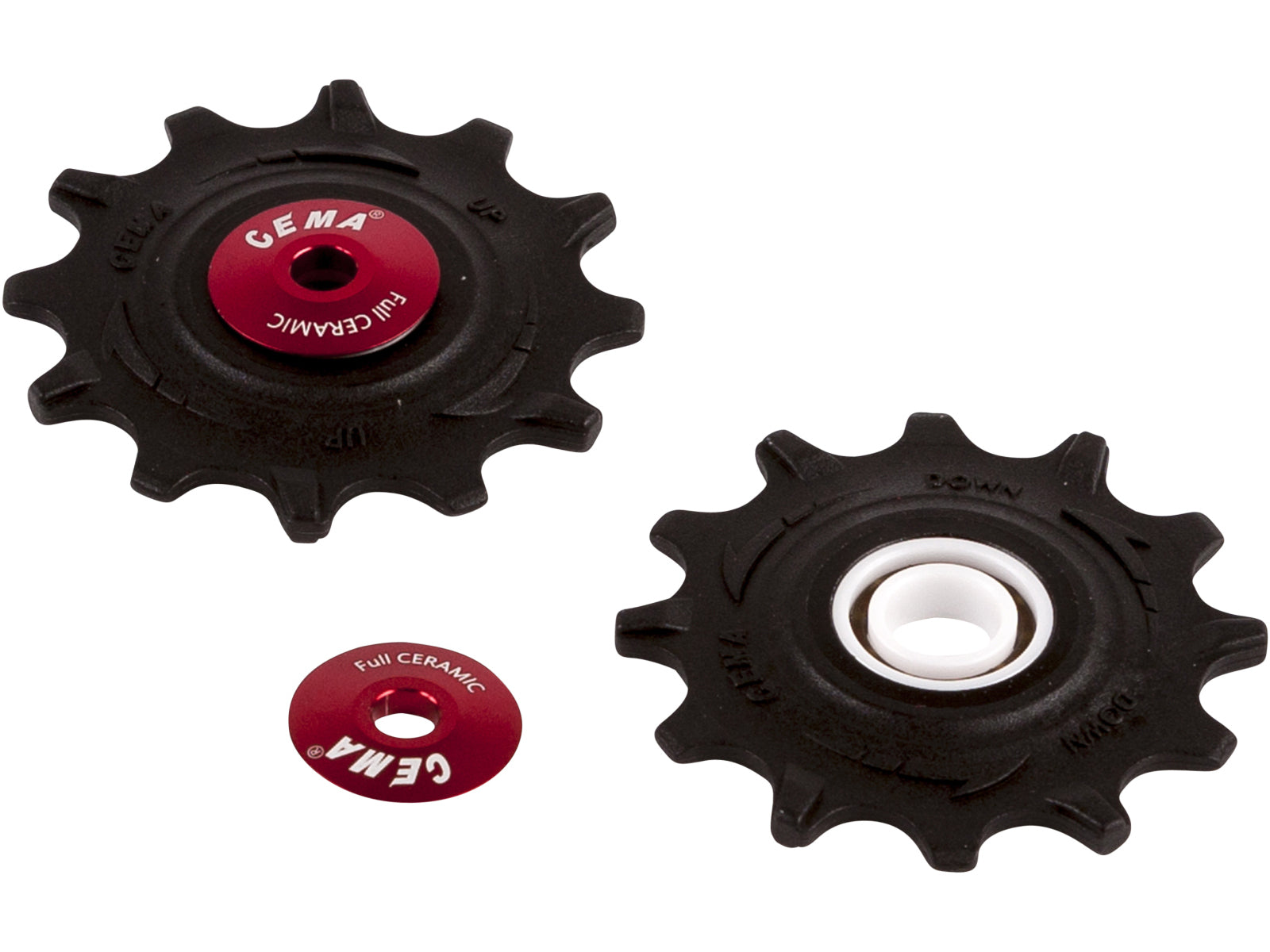 Cema Pulley Wheels 9/10/11-speed Sram/shimano Black