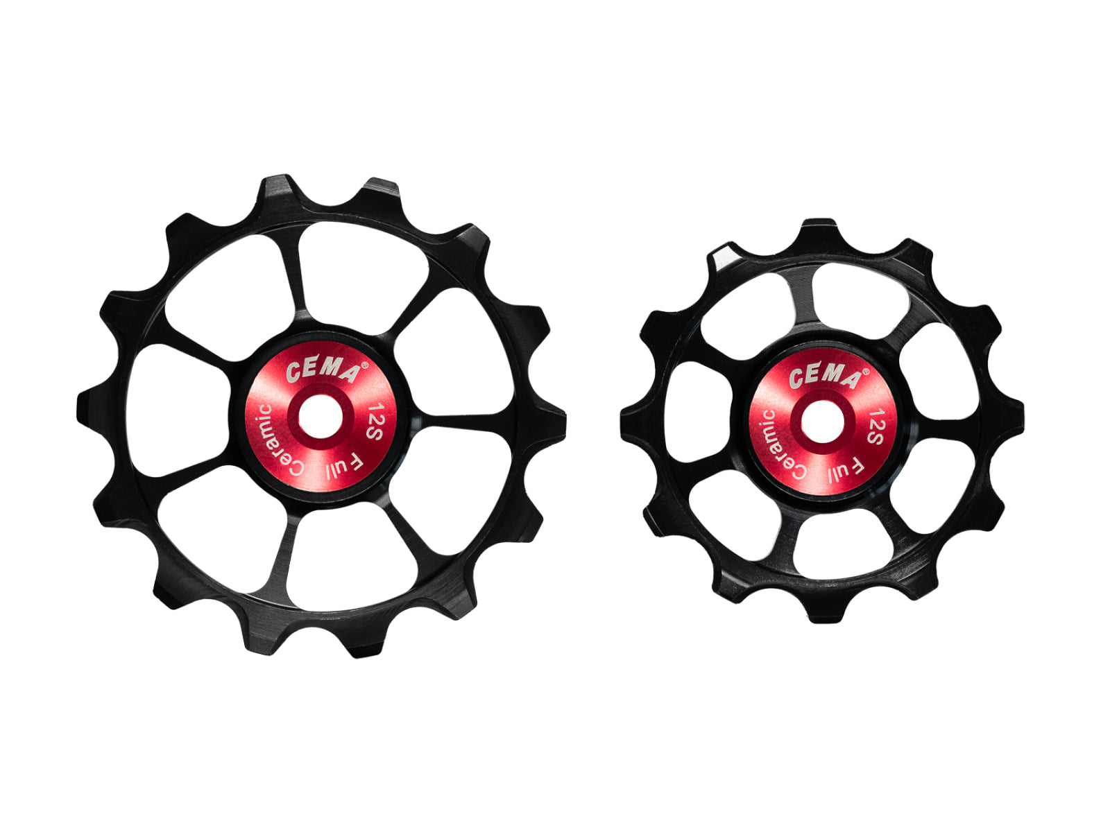 Cema Pulley Wheels 12-speed Sram Axs Road Black-red