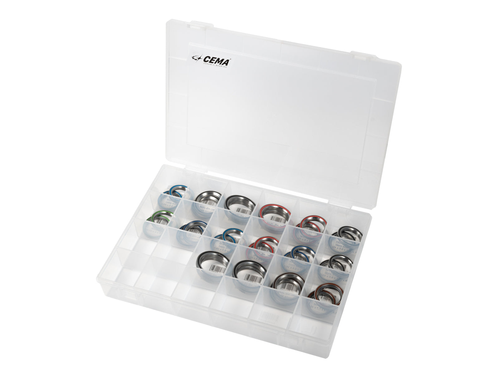 Cema Bearing Box For Headset Bearings Assorted 32 Pcs