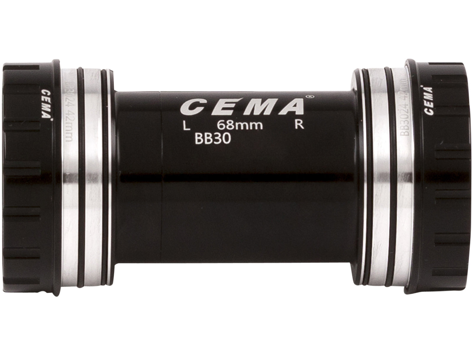 Cema Bottom Bracket Bb30 Interlock Black