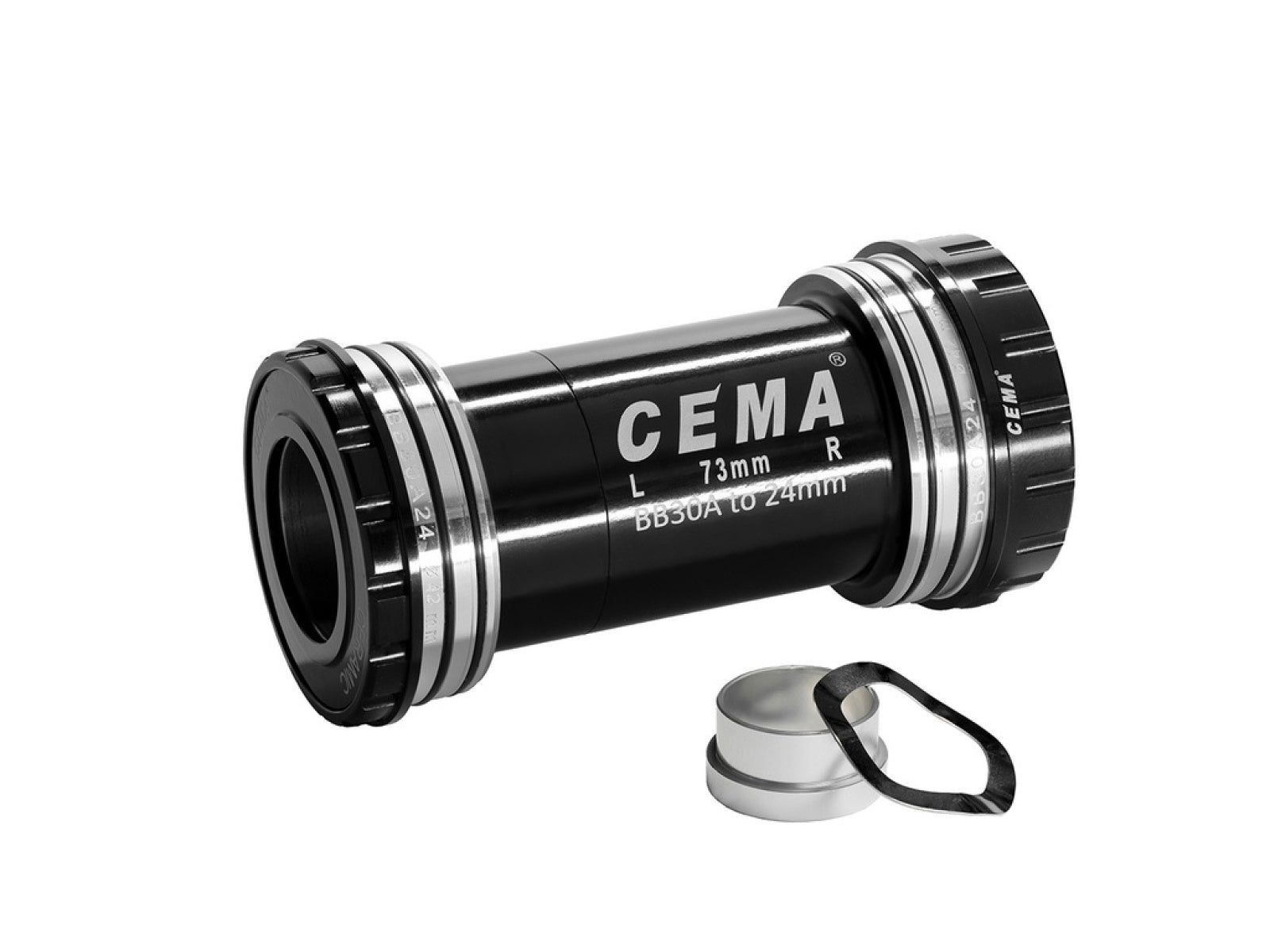 Cema Bottom Bracket Bb30a Interlock Black