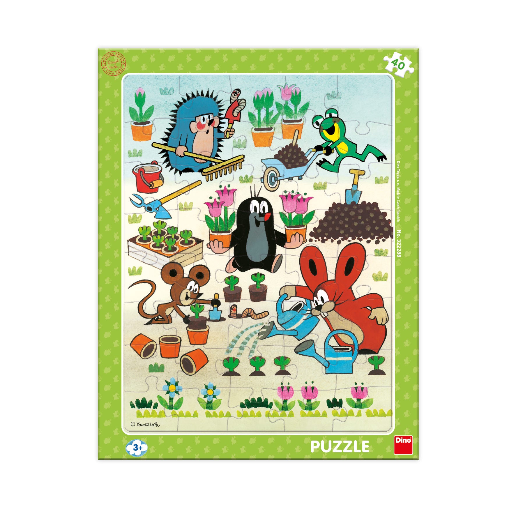Little Mole Gardener 40 Frame Puzzle