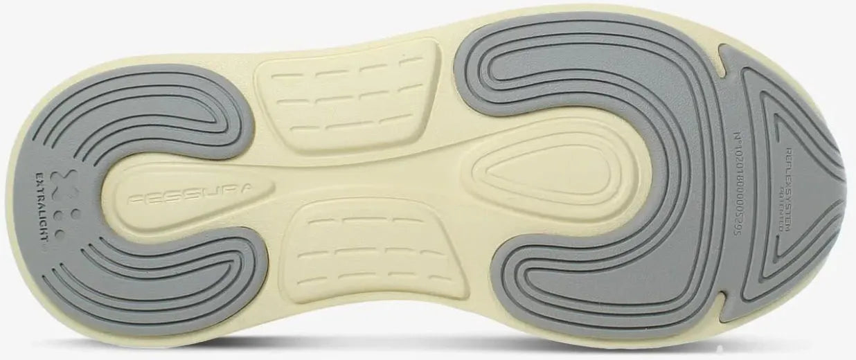 Calçado Unissexo Fessura Wmns Runflex 01 Branco-fumaça-água-coral Azul