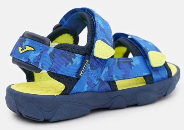 Sandálias infantis joma boat azul marinho 34