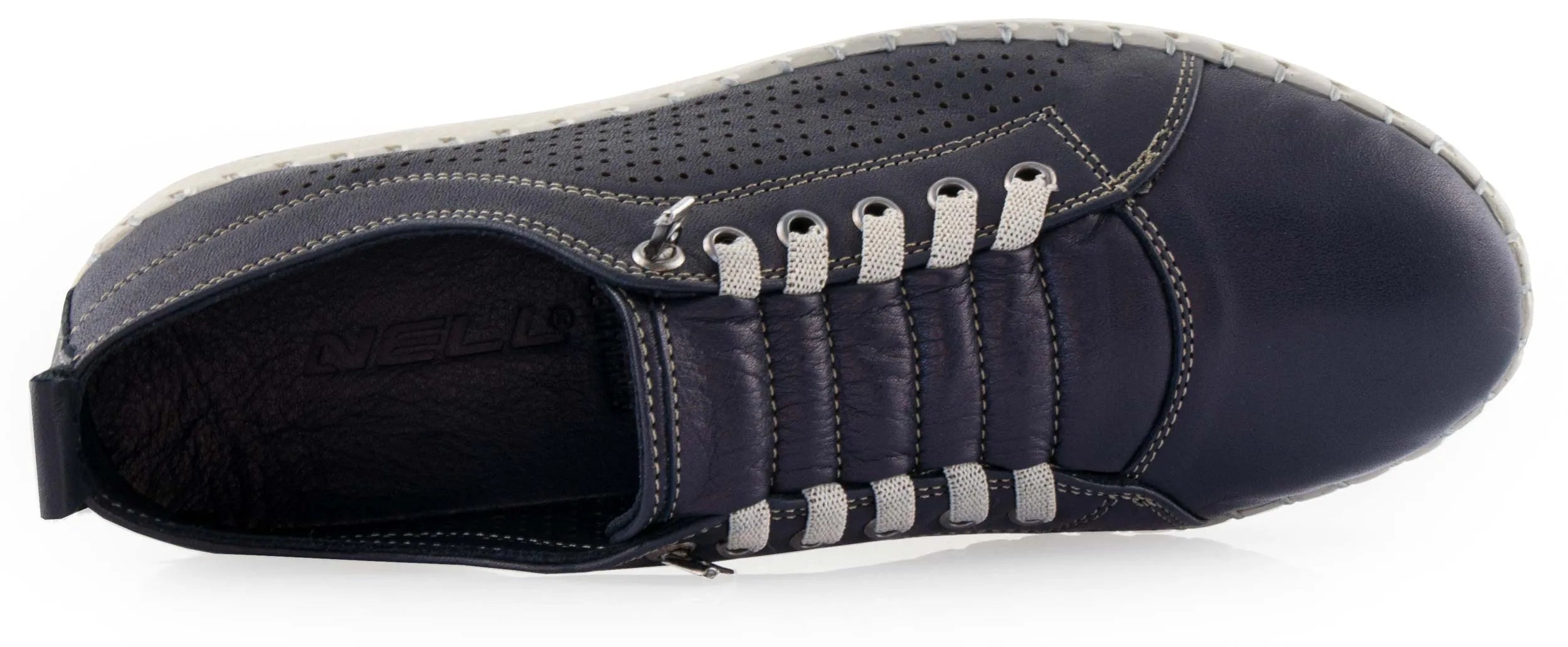 Chaussures en cuir femme nell perform bleu marine 39