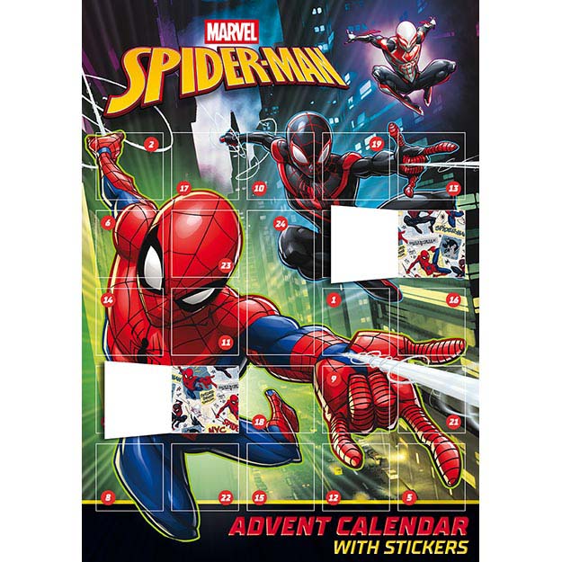 Spider-man Féilire Aidbhinte Le Greamáin