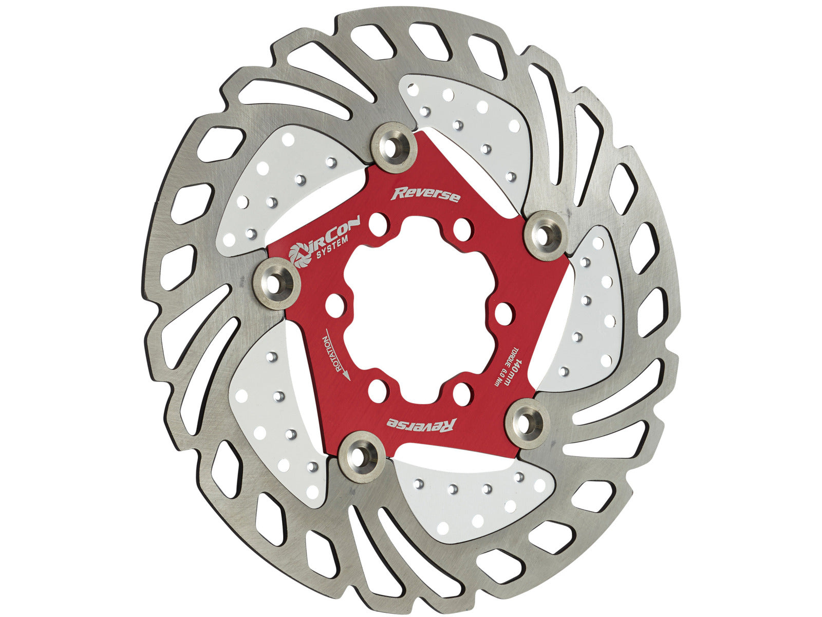 Reverse Brake Disc Aircon Silver-red