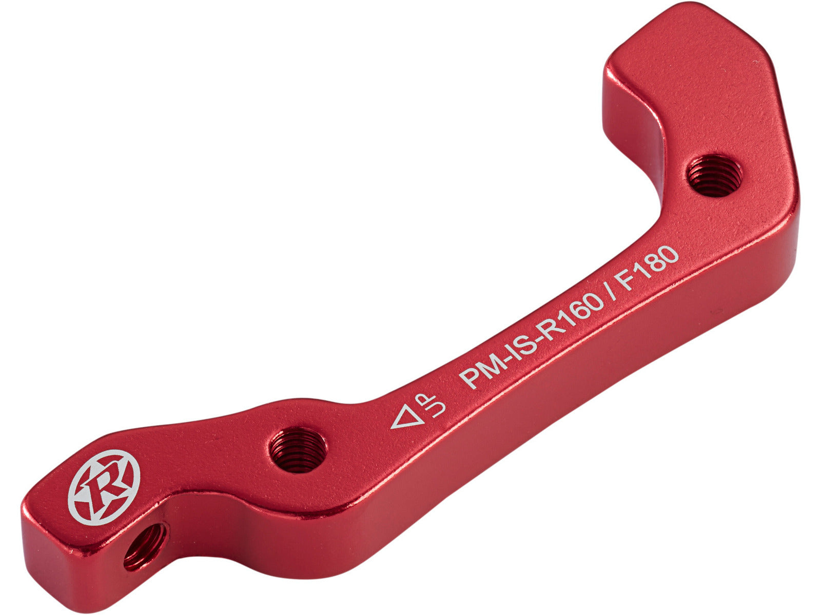 Reverse Brake Disc Adapter Is-pm 180 Front + 160 Rear Red