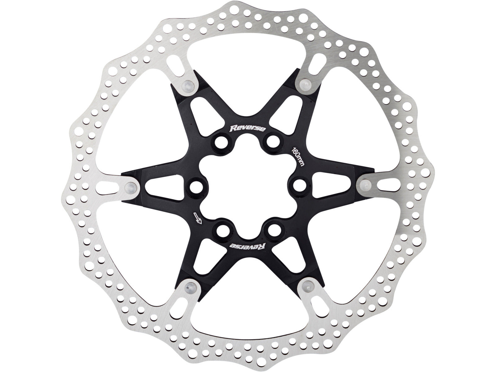 Reverse Brake Disc Aluminum/steel Silver-red