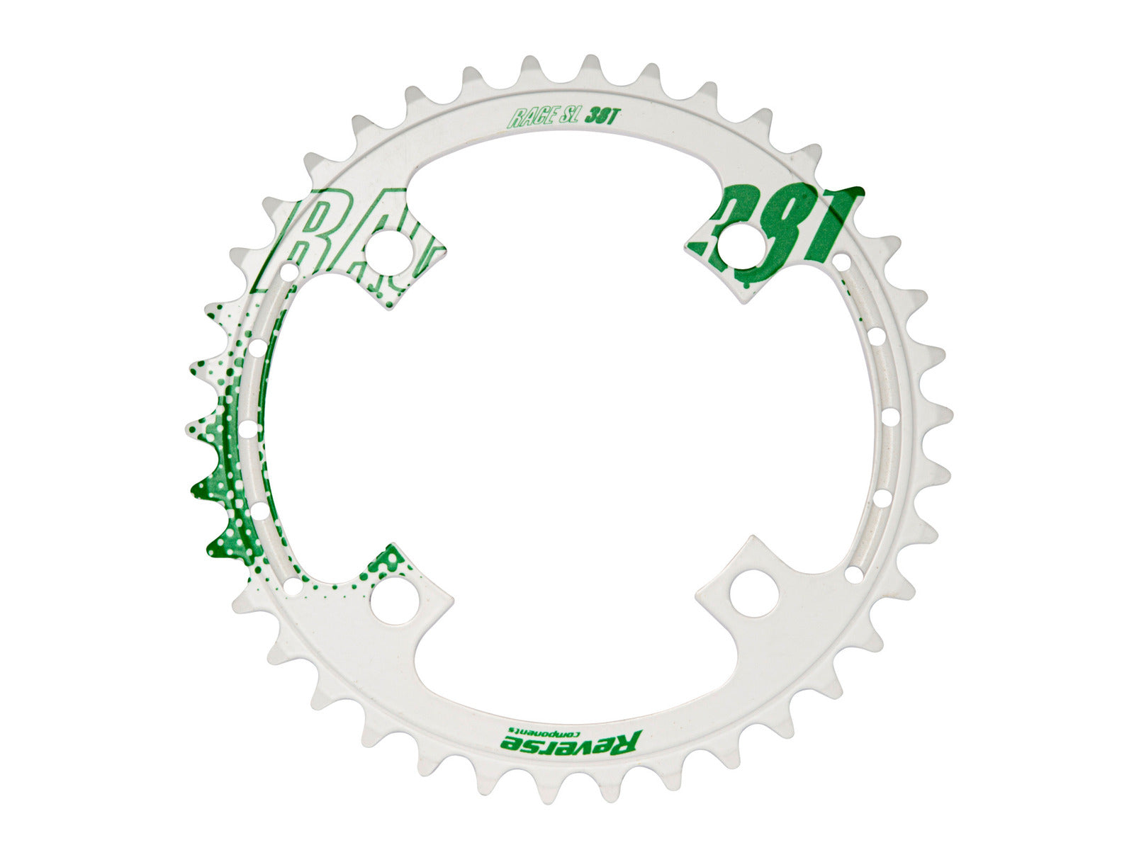 Reverse Chainring Race Sl White-green