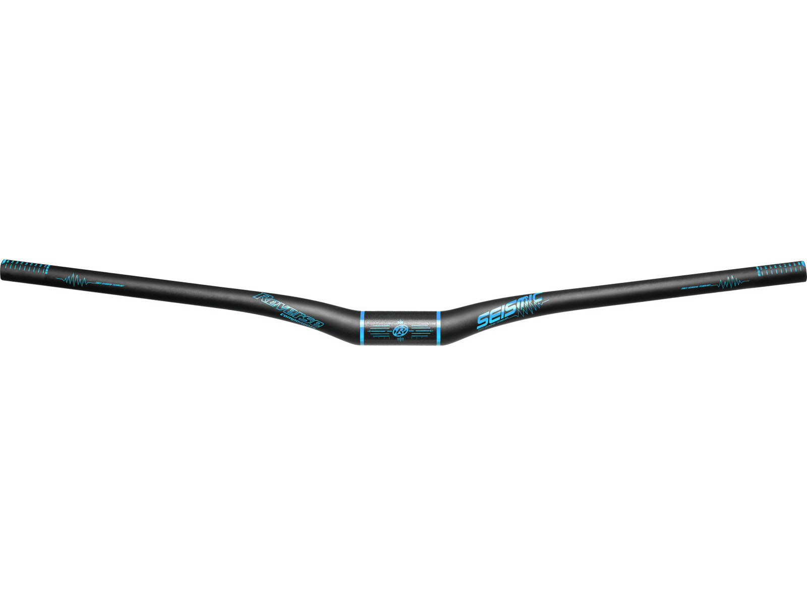 Reverse Handlebar Seismic Carbon Matt Black-light Blue