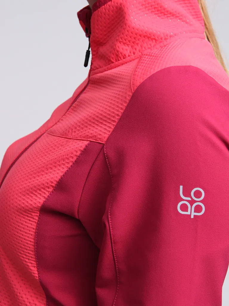 Damska kurtka softshell Loap Urabuna w kolorze różowym