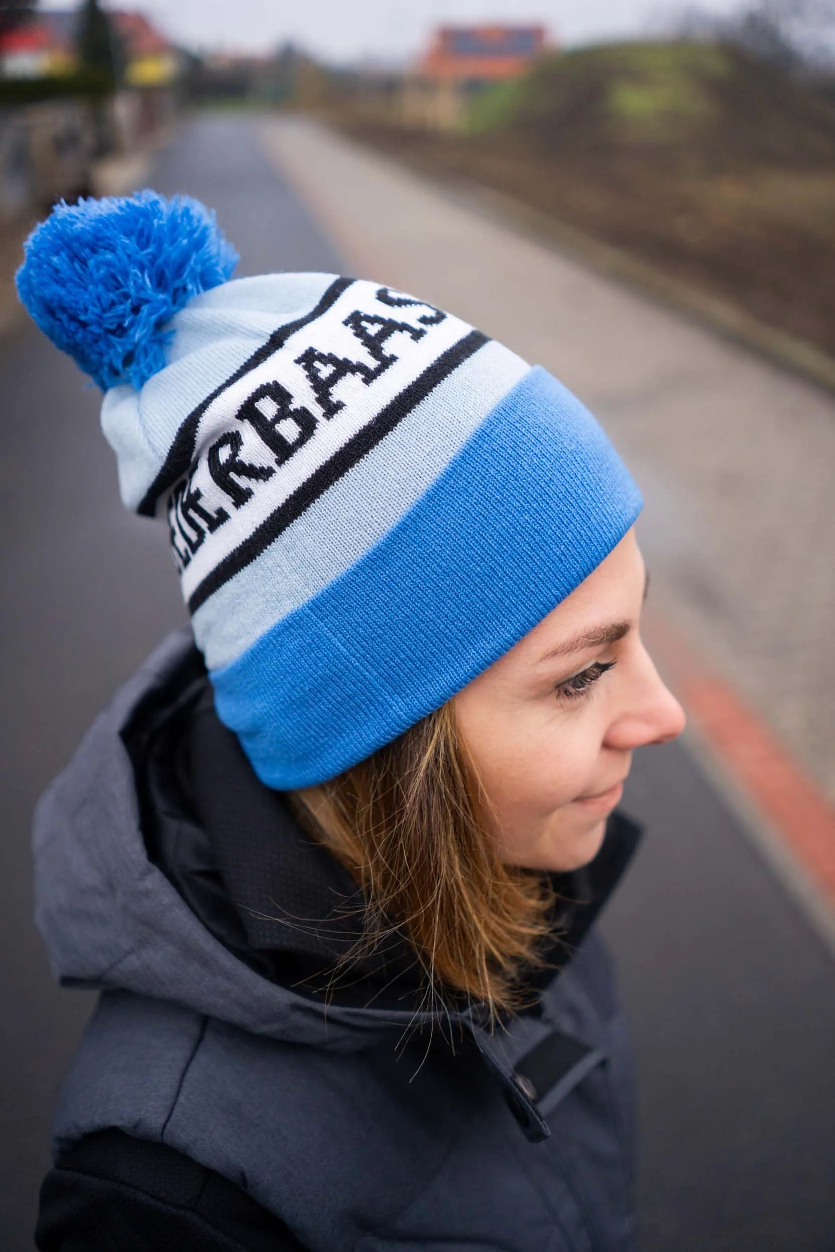 Czapka zimowa poederbaas freeride unisex czapka niebiesko-kobaltowa