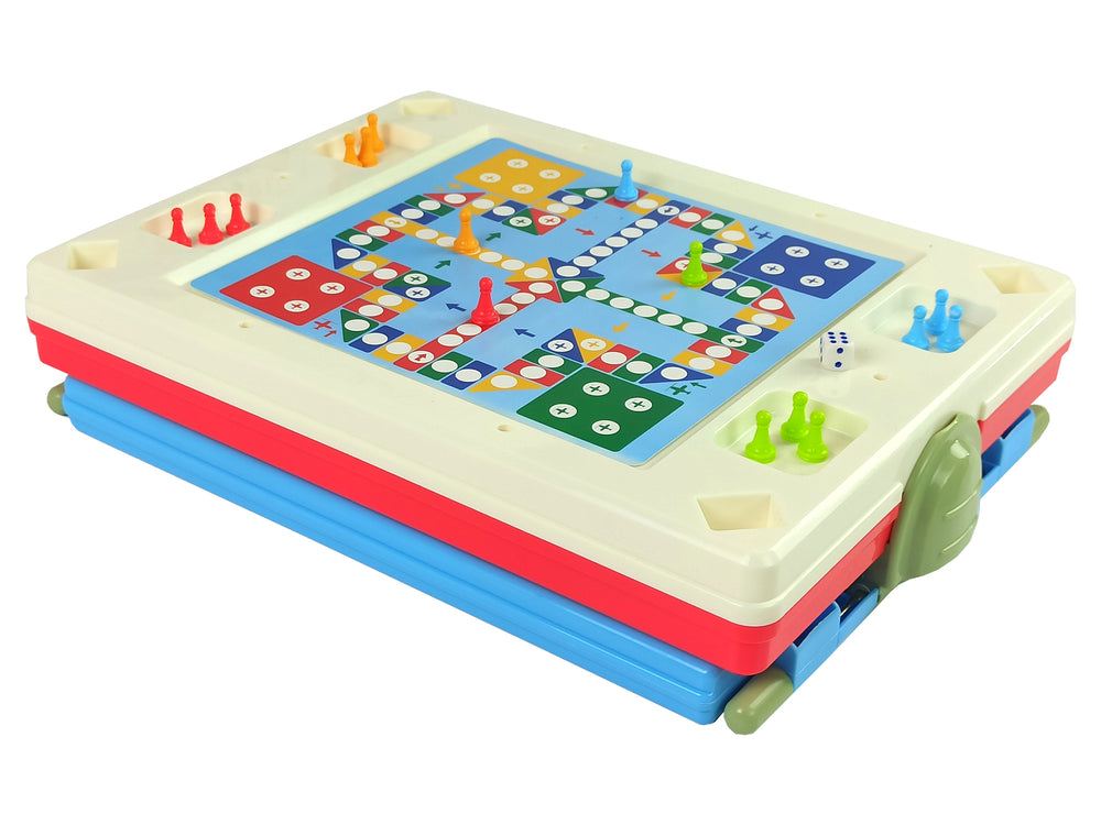 3-in-1 Magnetic-chalk Board Blue Table For Games