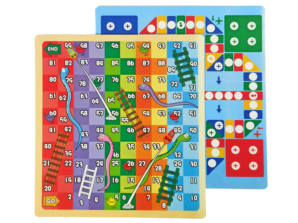 3-in-1 Magnetic-chalk Board Blue Table For Games
