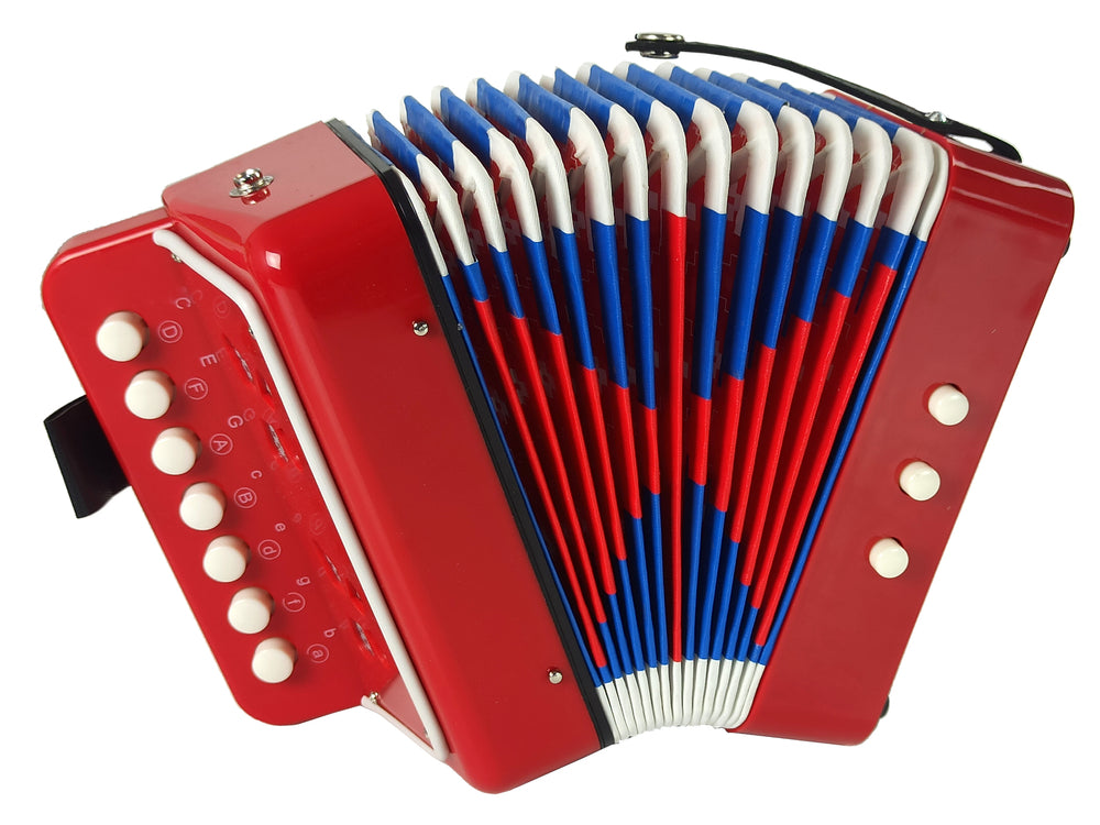 Strumento a fisarmonica per piccoli musicisti rosso