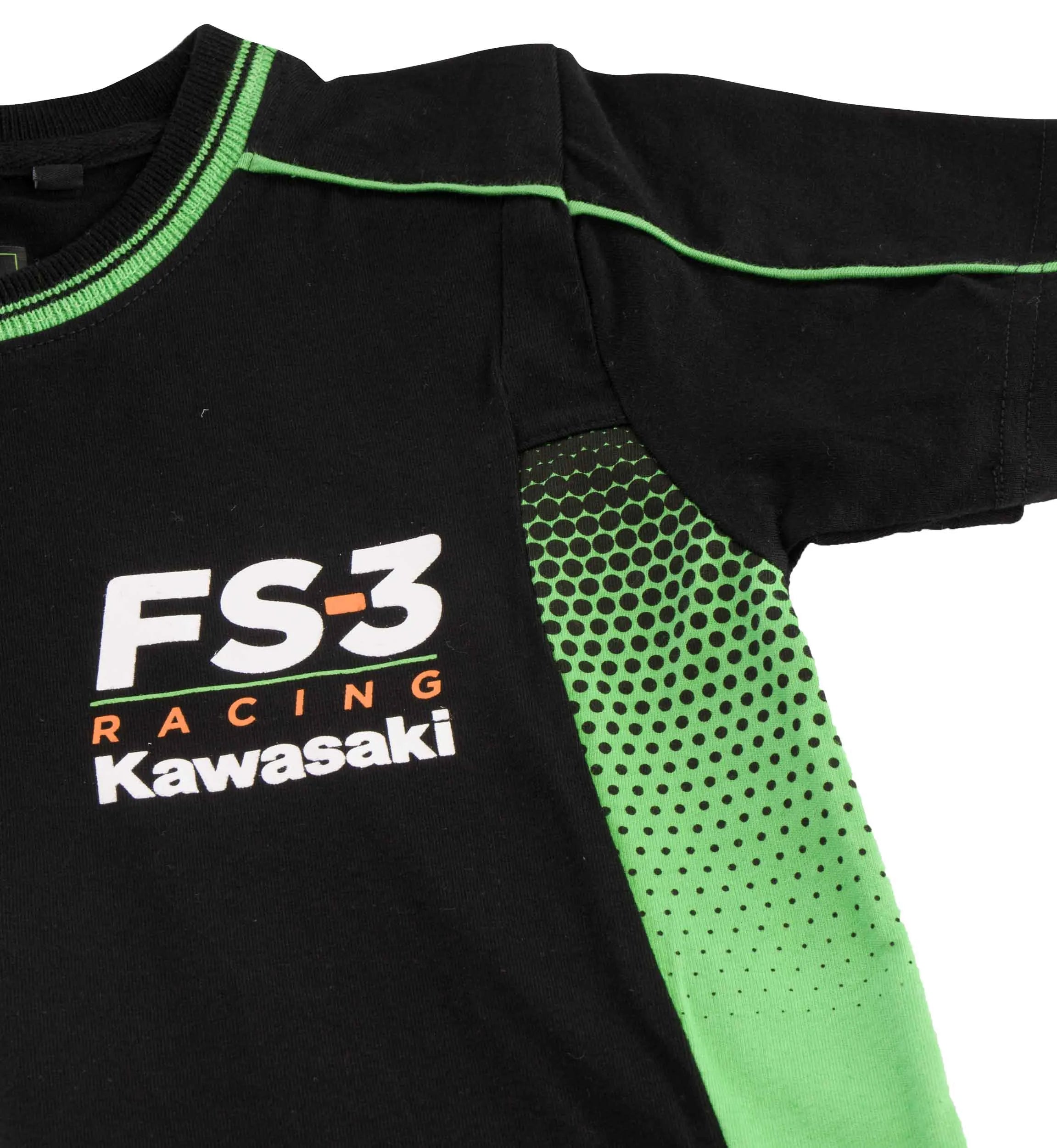 T-shirts Kawasaki juniors noirs 152-158