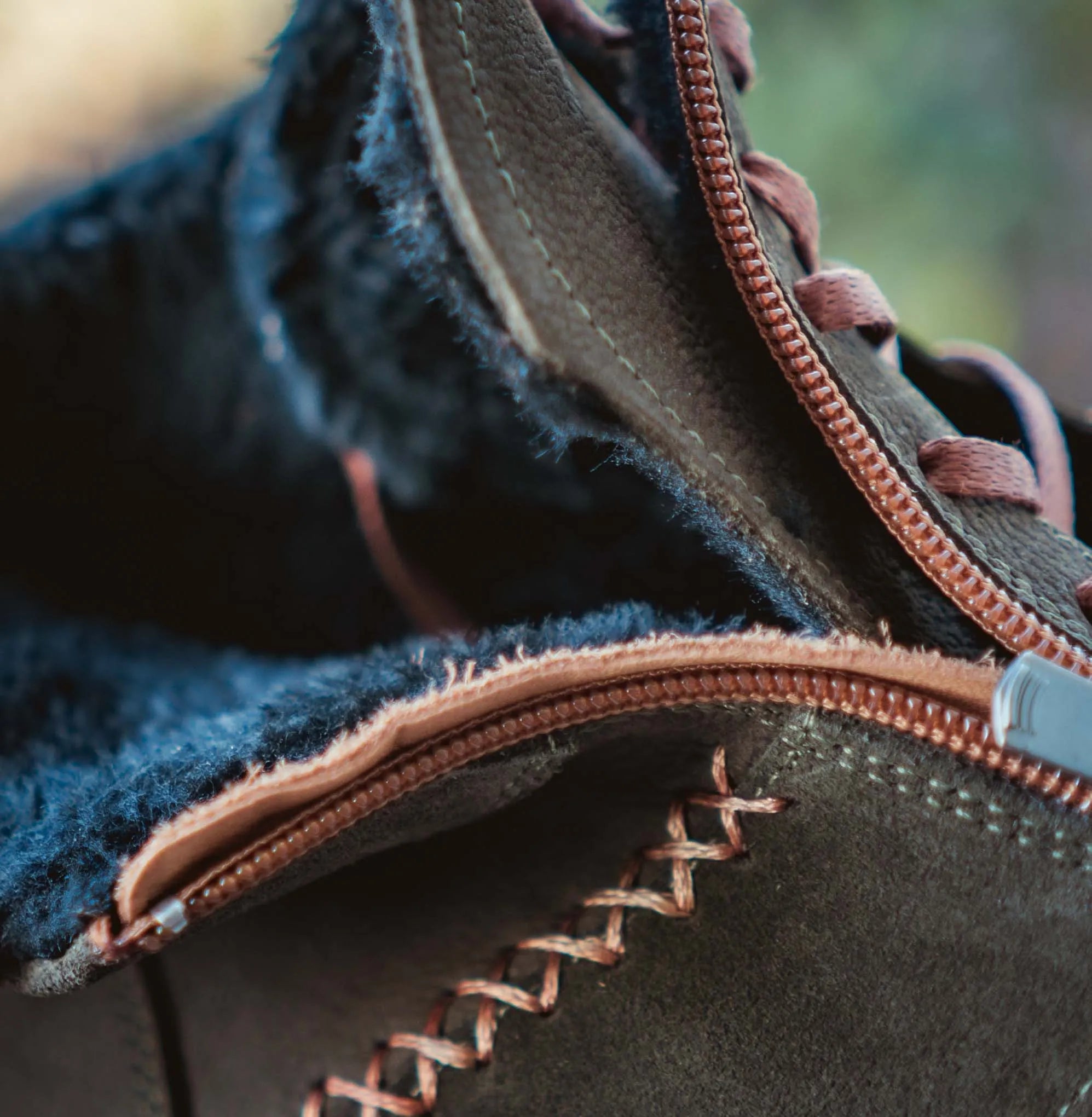 Damen-Winterstiefel aus Leder Nell 207 Khaki Khaki 38