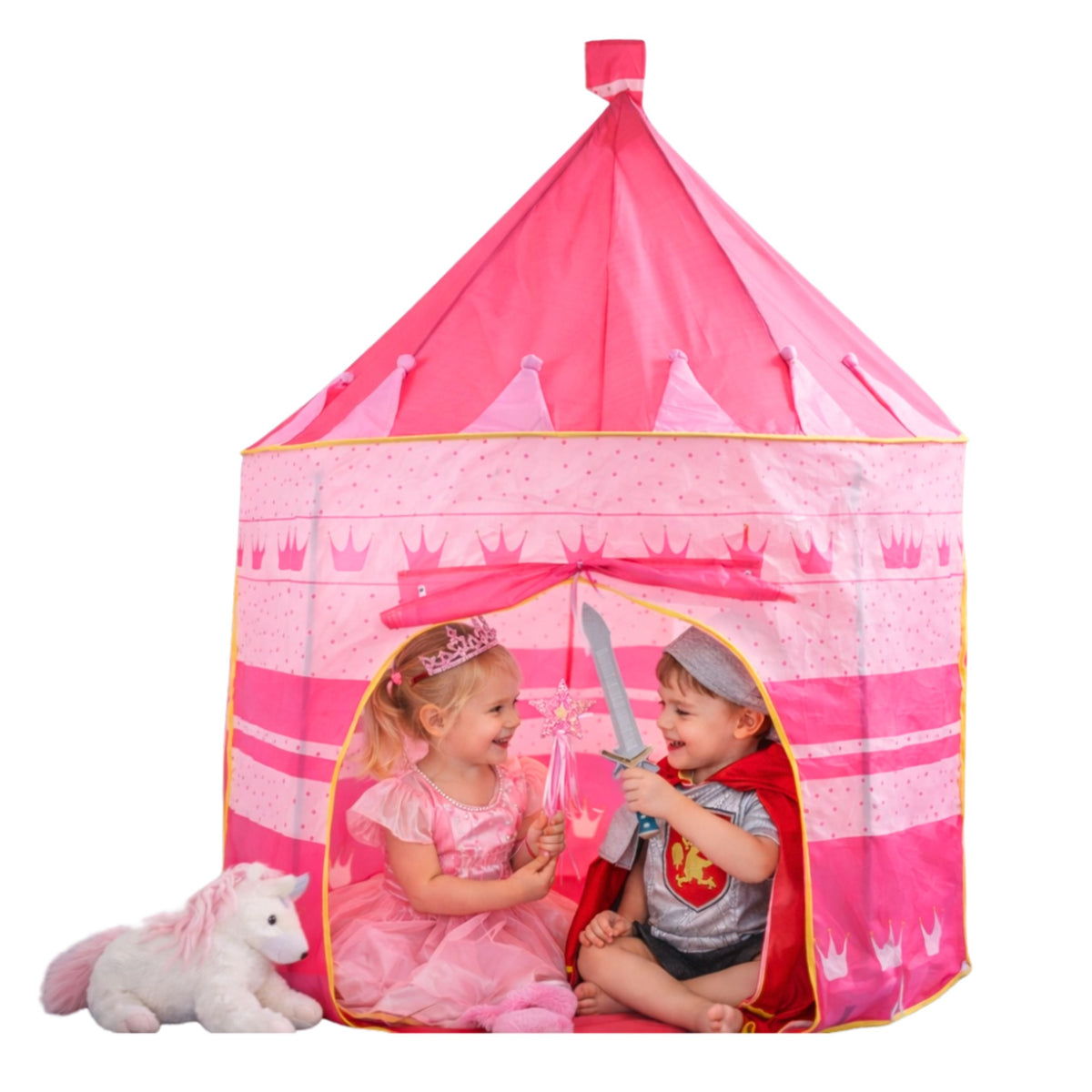 Stanový domeček Princess Palace pro malou princeznu růžový 135 X 105 cm