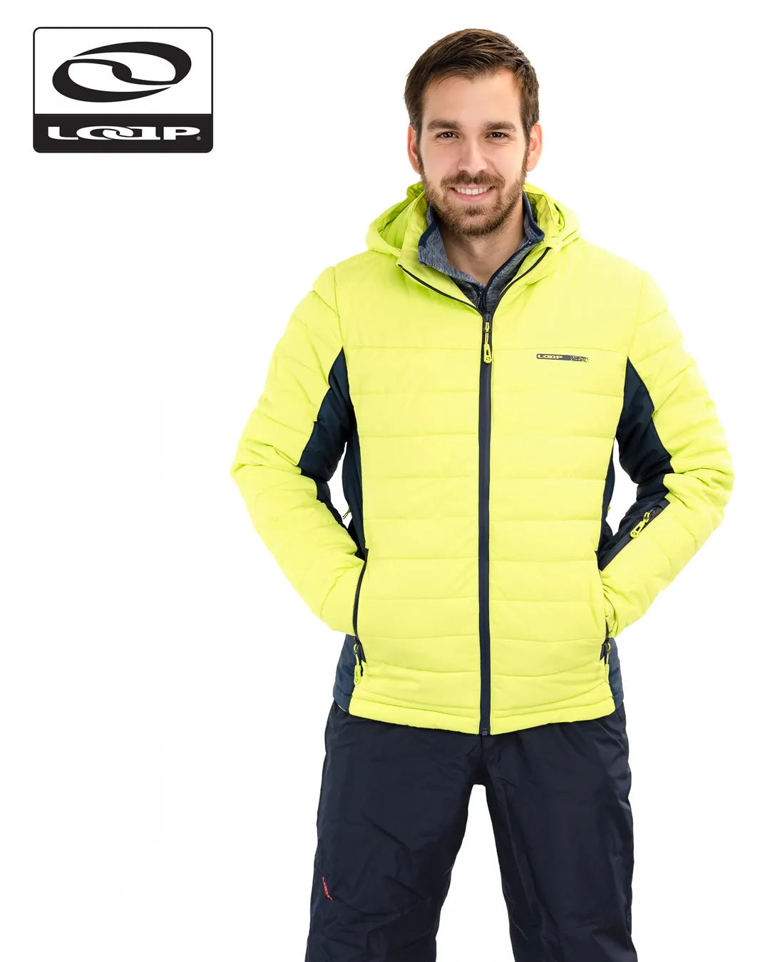 Men's ski pants loap fotis blue - 2XL