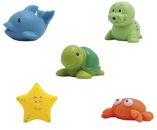 Animali acquatici Beco Splashy | Set di 5