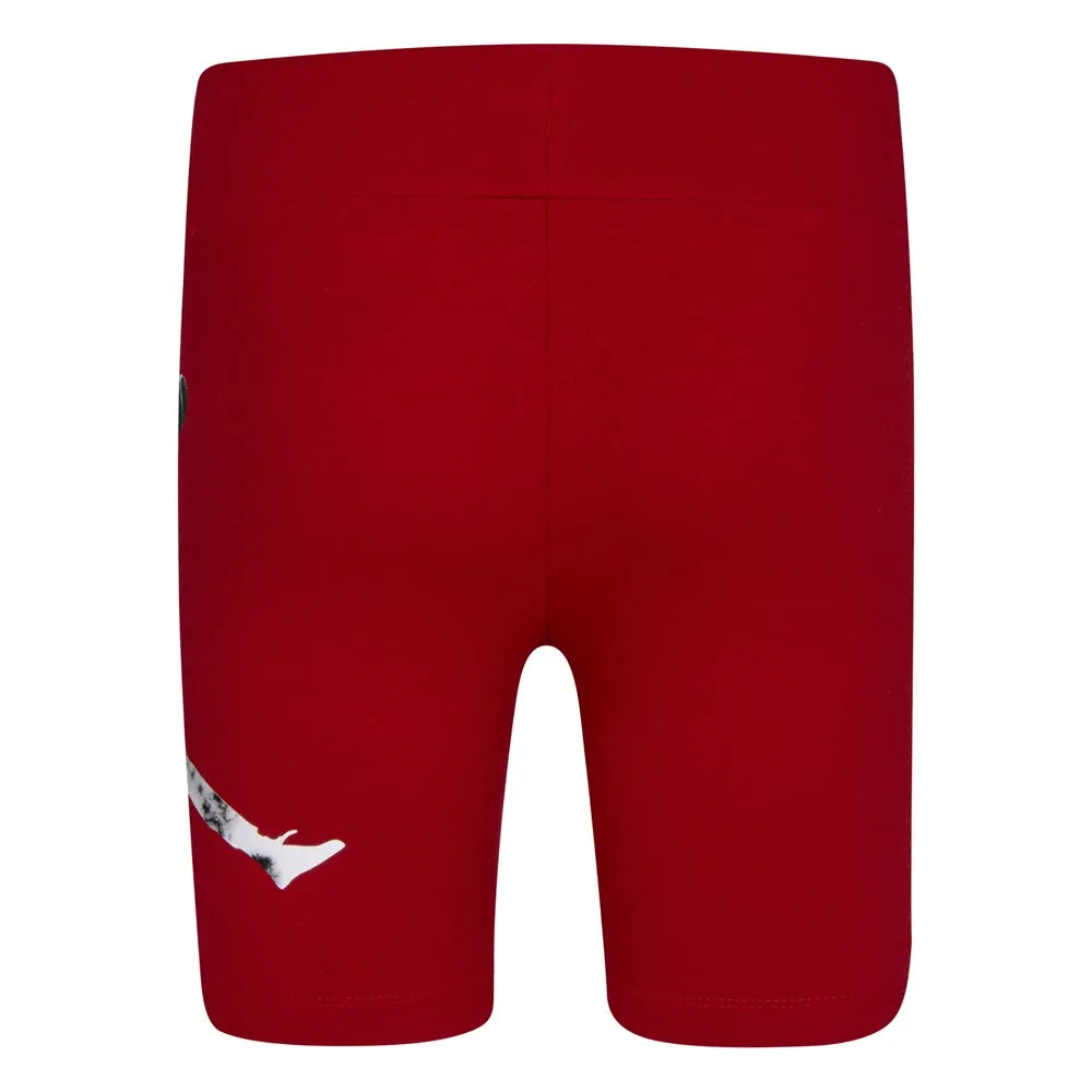 Calções infantis nike air jordan tie dye short red 134