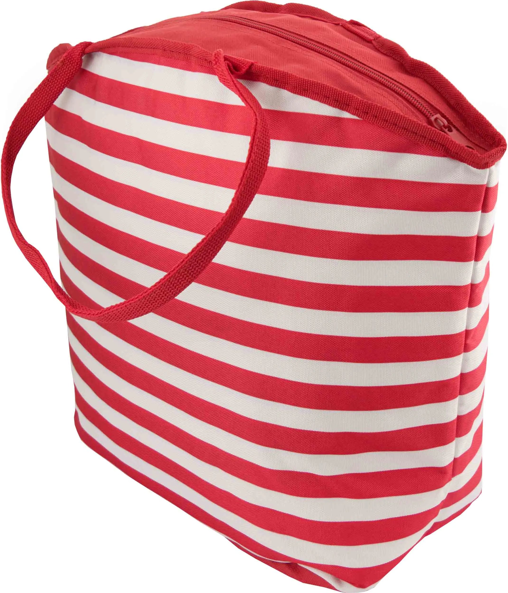 Borsa termica da spiaggia 20l Rosso-bianco Rosso