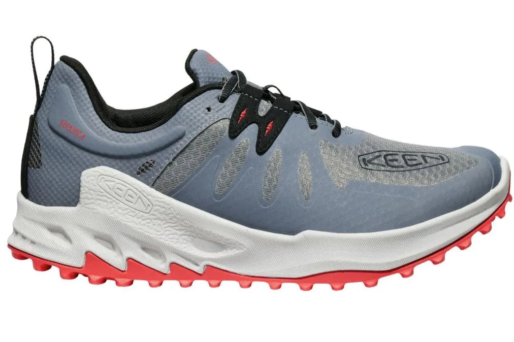 Men's Shoes Keen Men Zionic Wp Steel Grey/poppy Red Blue