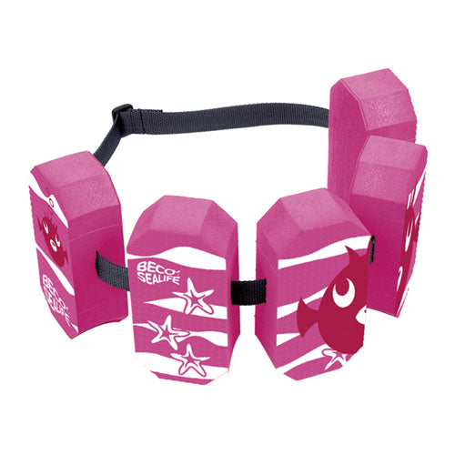 Cintura da nuoto Beco-sealife® con 5 galleggianti | Rosa | 19-30 Kg - 2-6 Anni