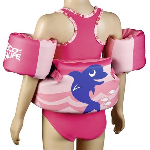 Beco -sealife® Swimming Set | Armbands And Swim Belt | Pink | 15-30 Kg