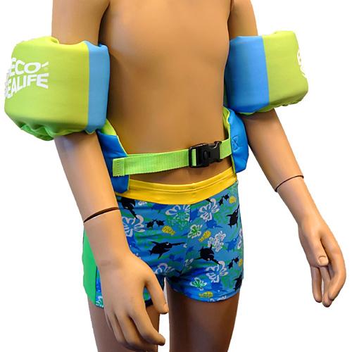Conjunto de natação Beco -sealife® | Braçadeiras e cinto de natação | Verde | 15-30kg