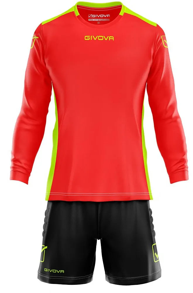 Conjunto De Portero Givova Portiere Hyguana Rojo